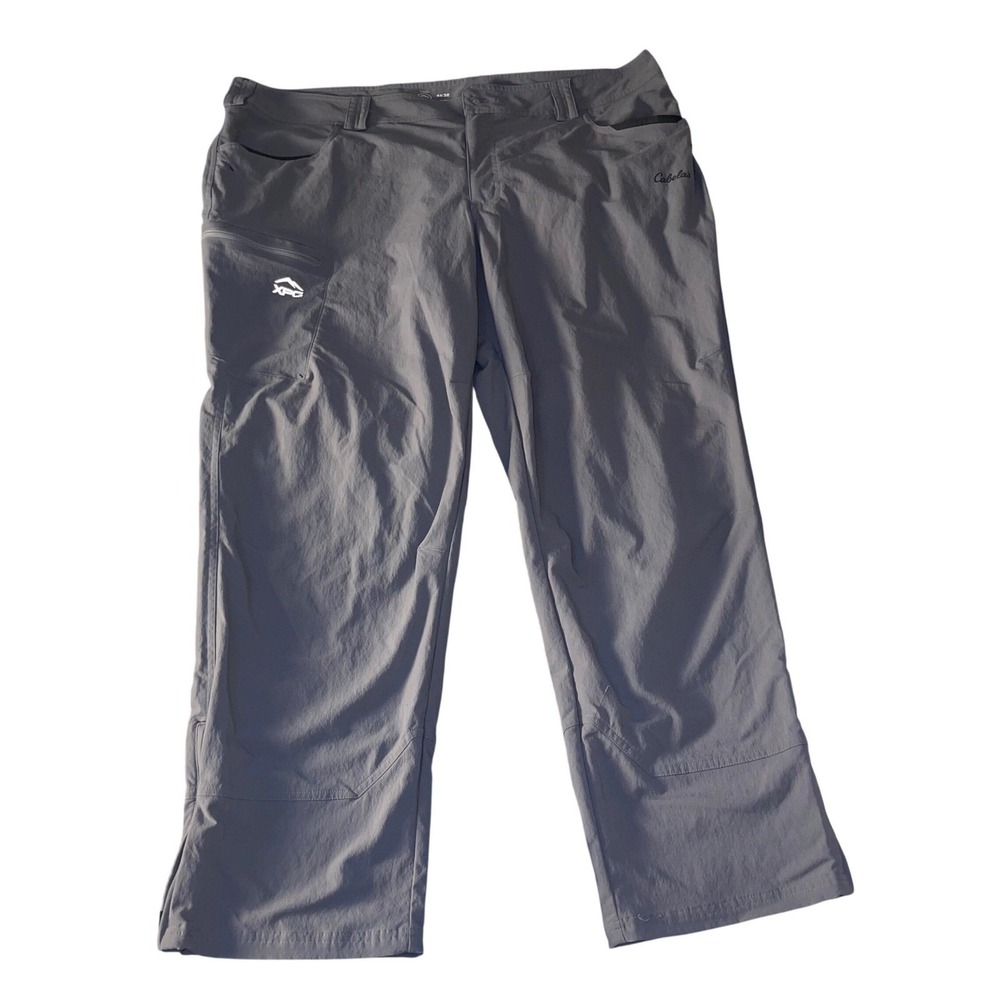 Outdoor Performance Fish Travel Zip Pocket Nylon  Gray‎ Lightweight Activewear
